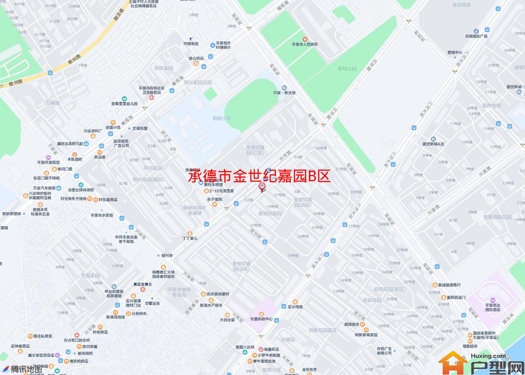 金世纪嘉园B区小区 - 户型网