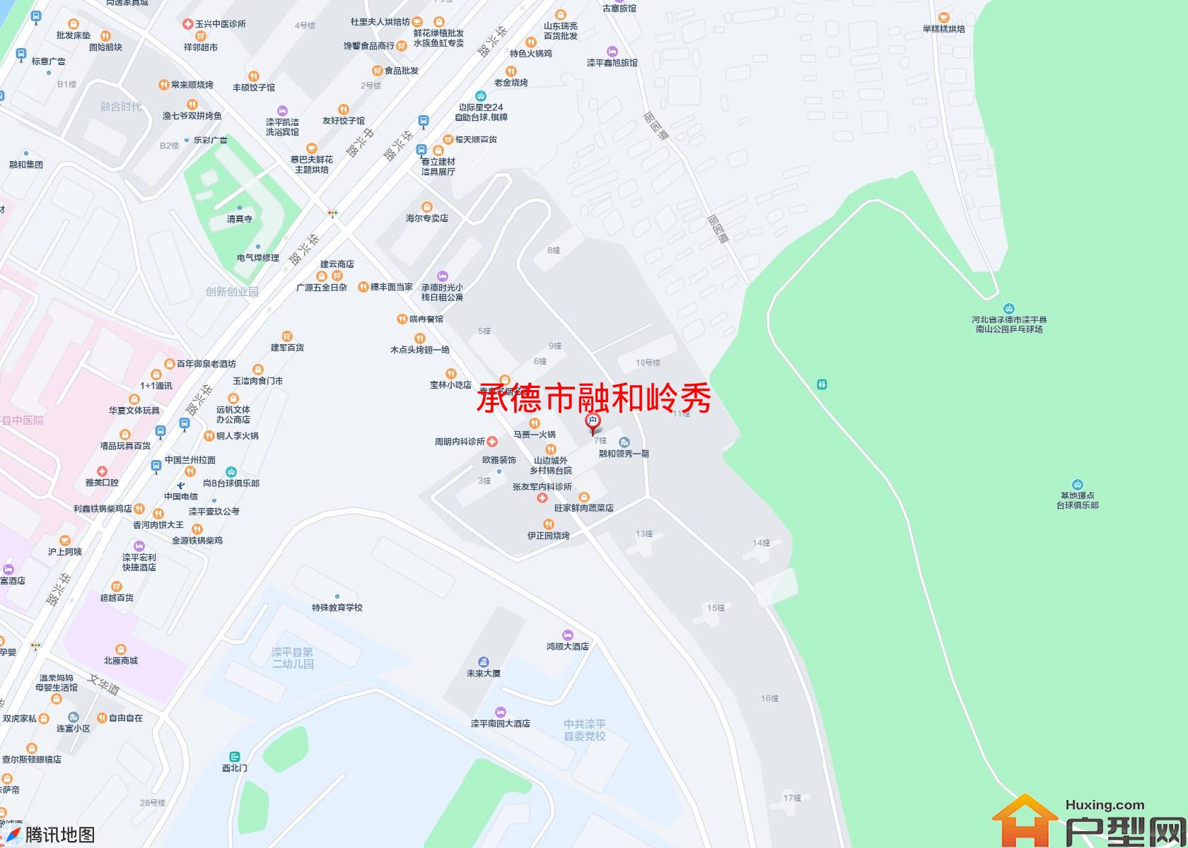 融和岭秀小区 - 户型网