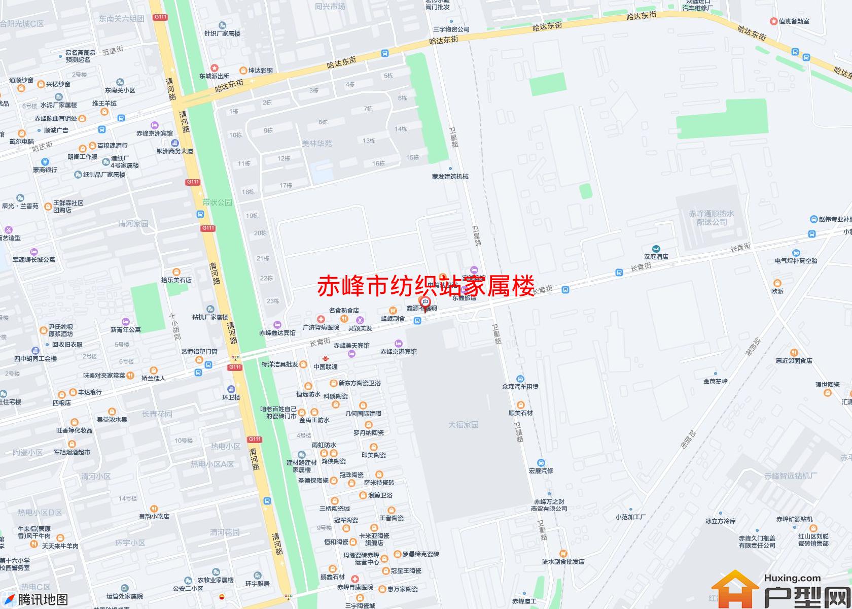 纺织站家属楼小区 - 户型网