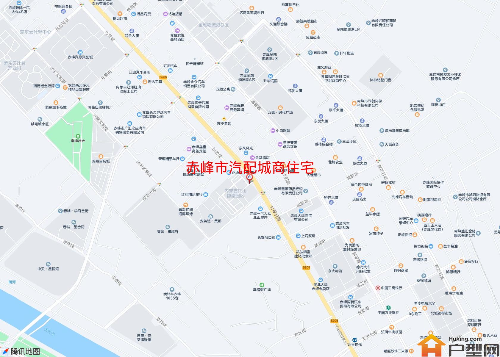 汽配城商住宅小区 - 户型网