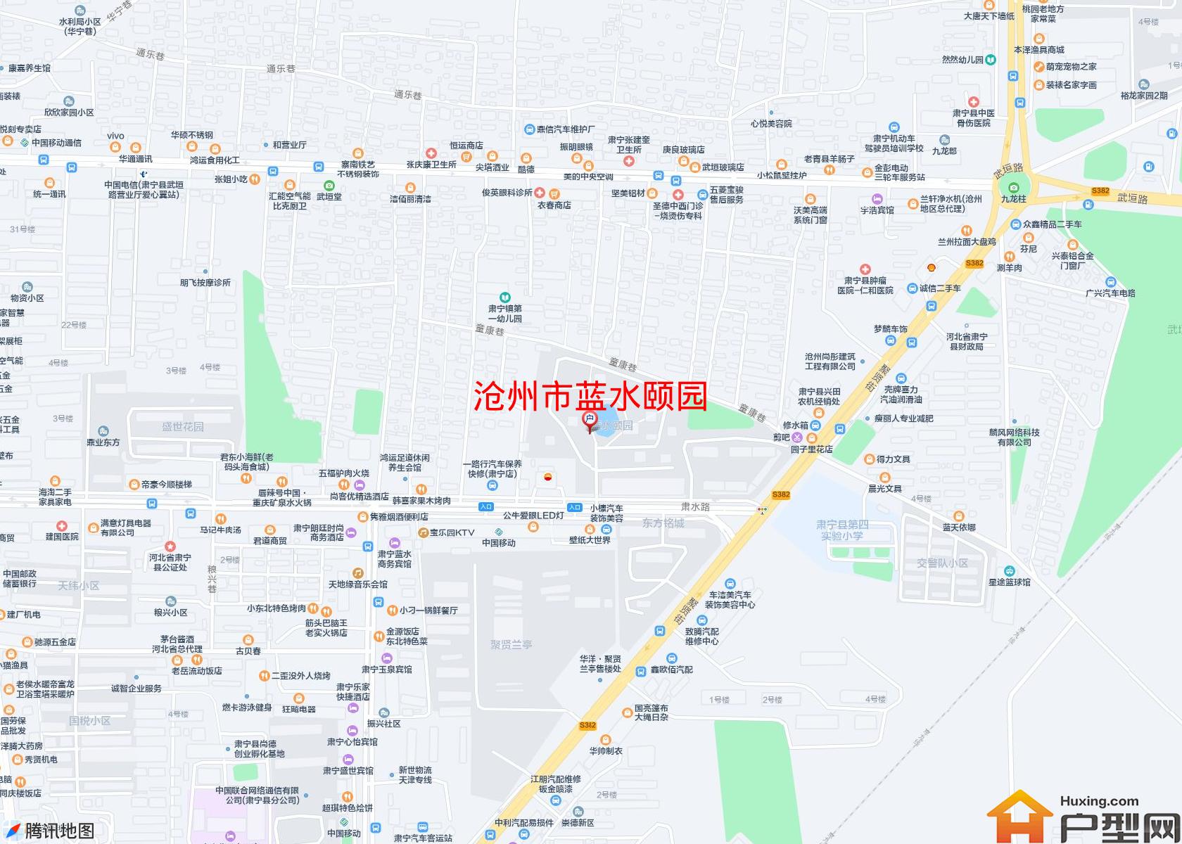 蓝水颐园小区 - 户型网