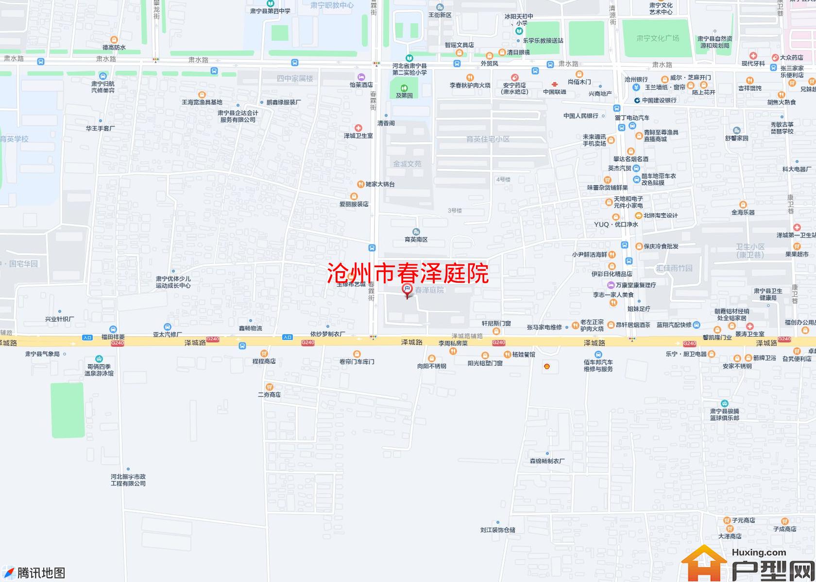 春泽庭院小区 - 户型网