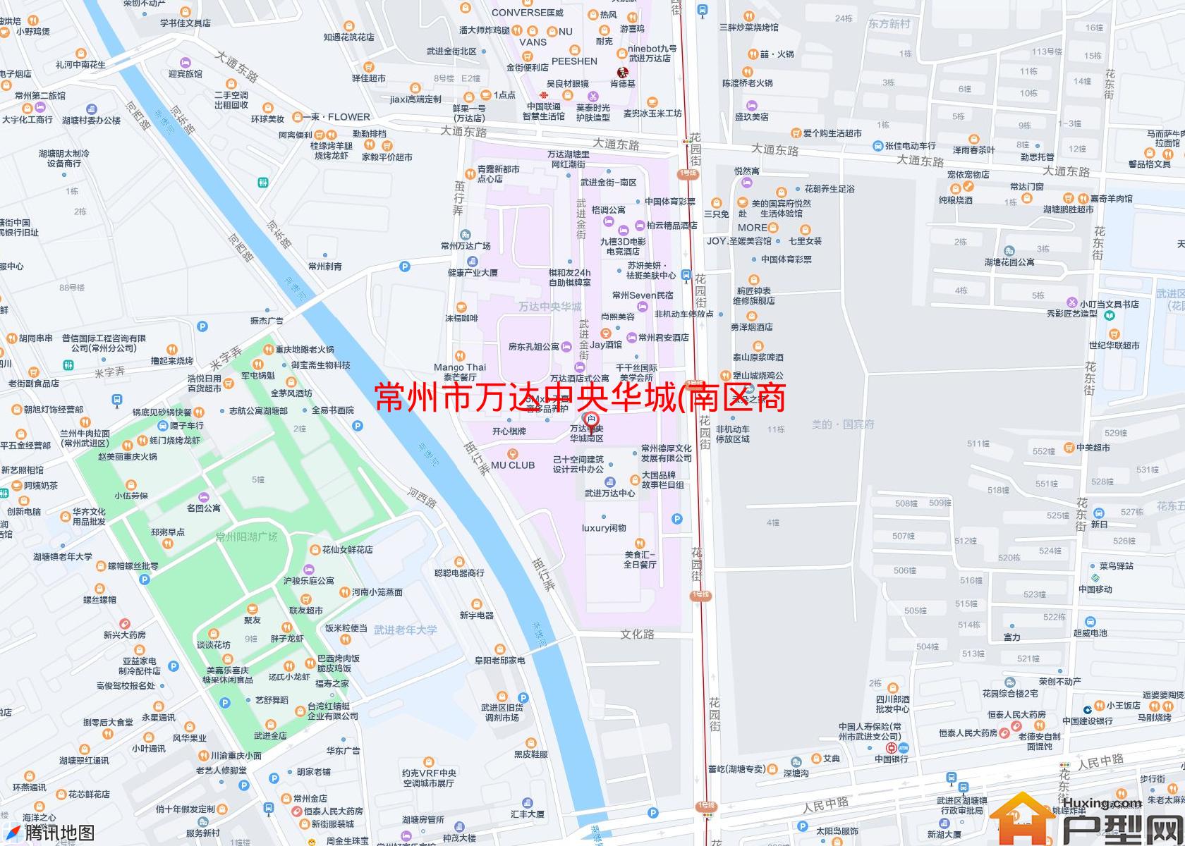 万达中央华城(南区商住楼)小区 - 户型网