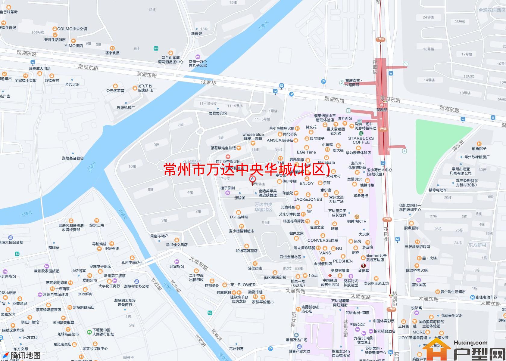 万达中央华城(北区)小区 - 户型网