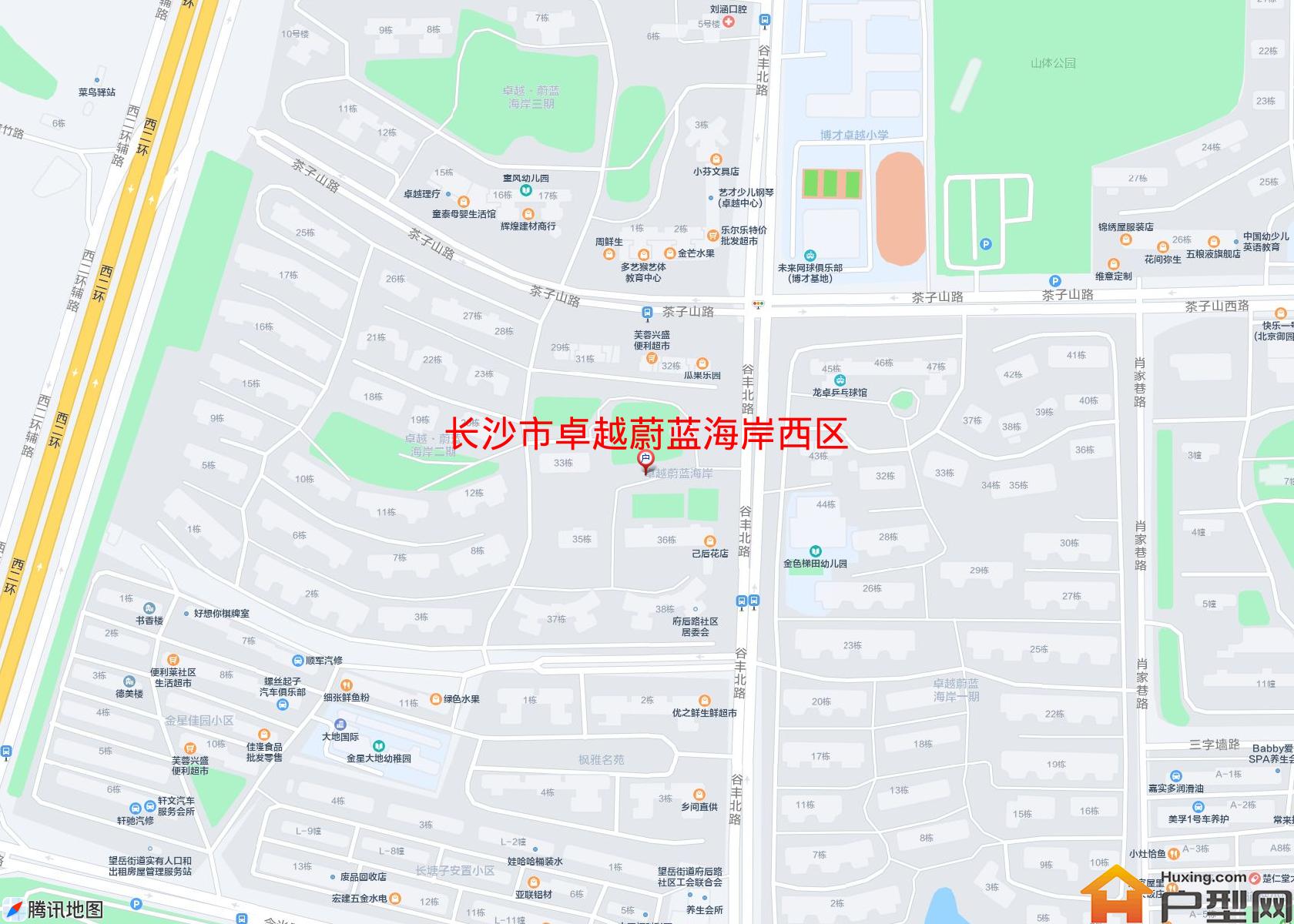 卓越蔚蓝海岸西区小区 - 户型网