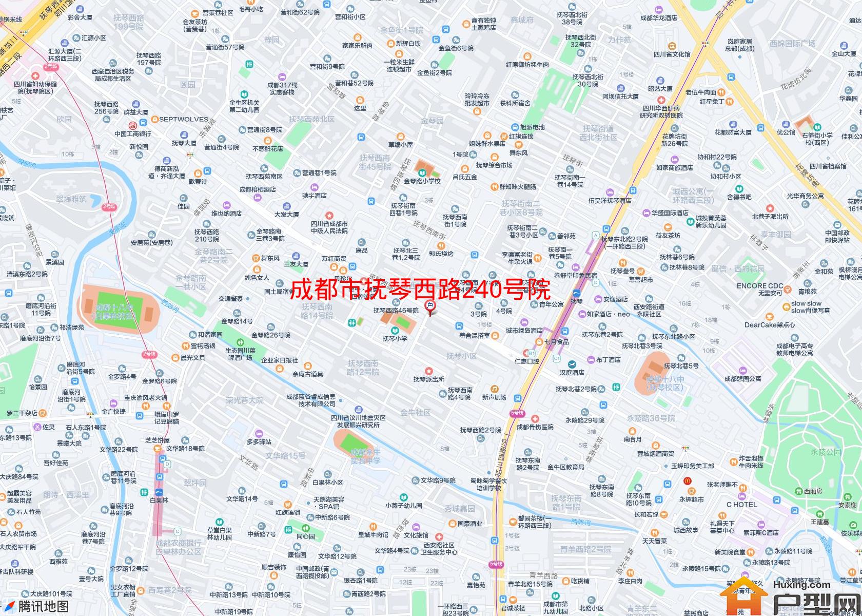 抚琴西路240号院小区 - 户型网