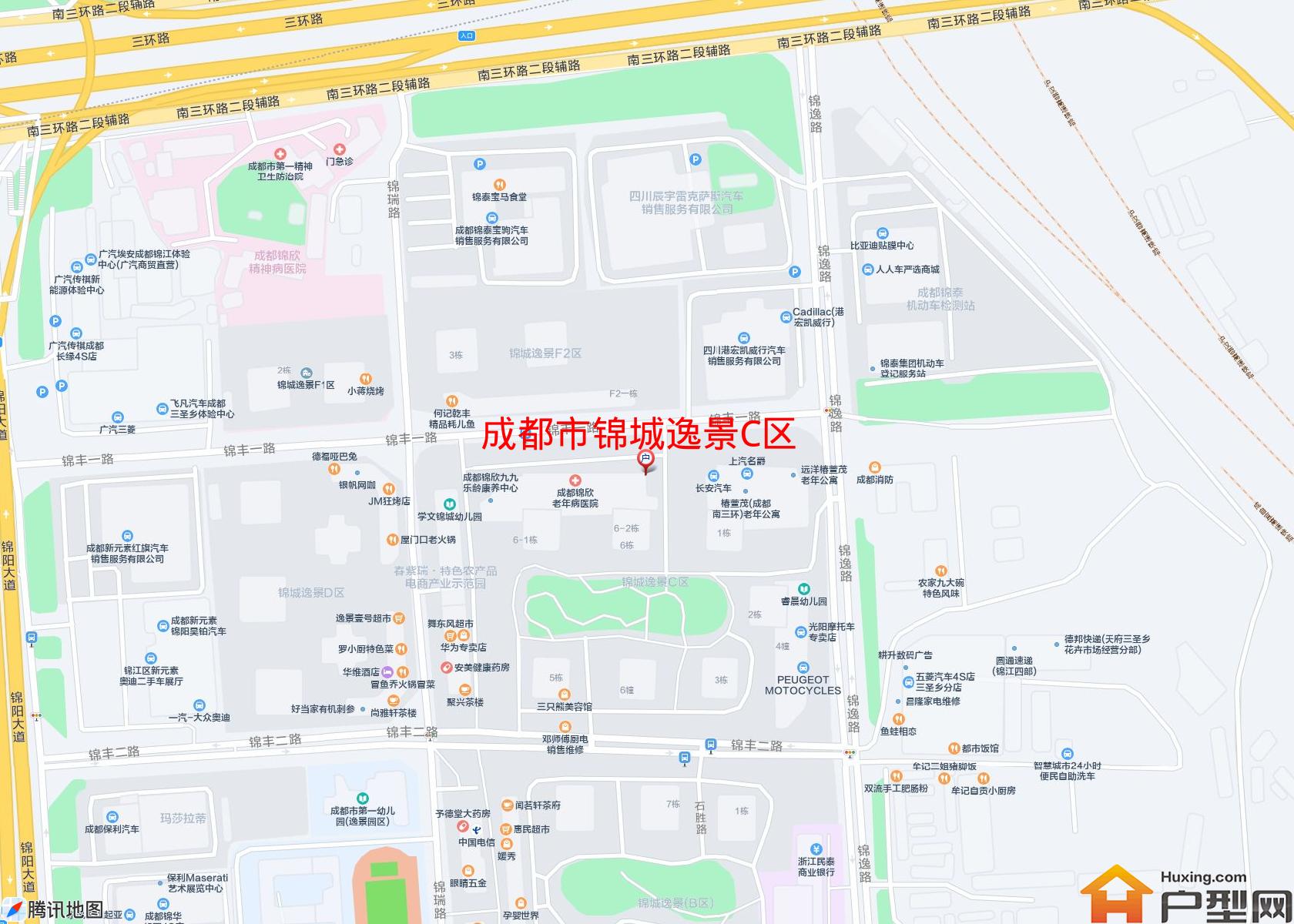 锦城逸景C区小区 - 户型网 锦城逸景C区小区 - 户型网