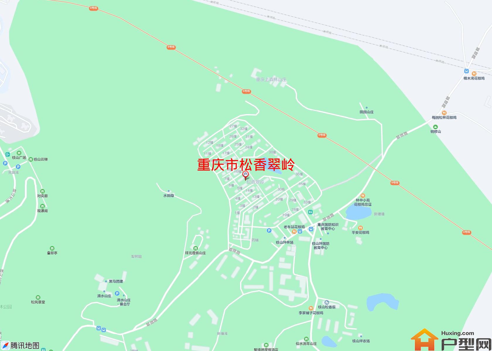 松香翠岭小区 - 户型网