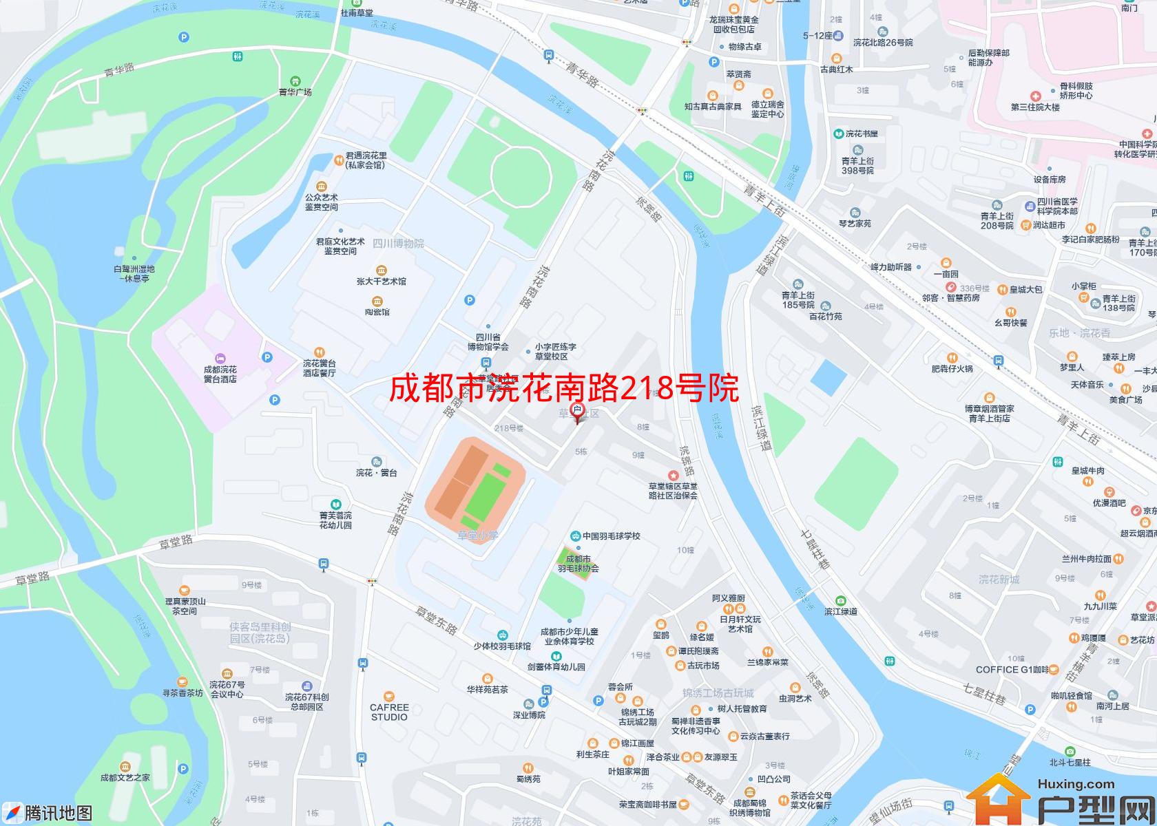 浣花南路218号院小区 - 户型网