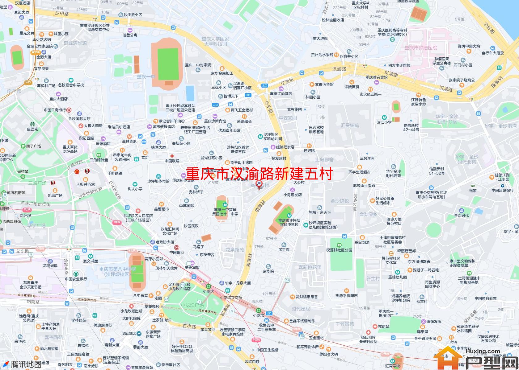 汉渝路新建五村小区 - 户型网