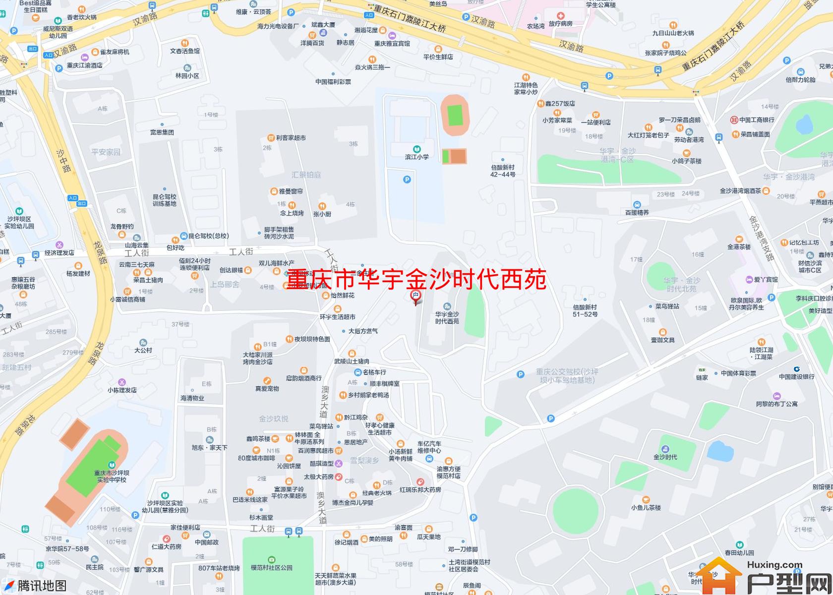 华宇金沙时代西苑小区 - 户型网