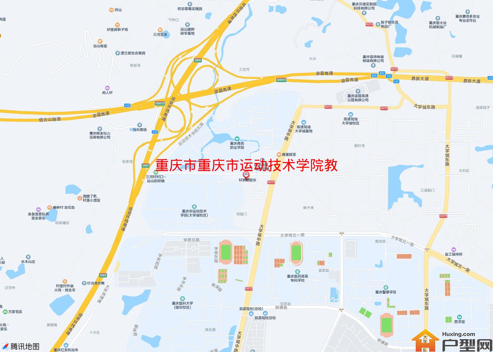重庆市运动技术学院教职工住宅小区 - 户型网
