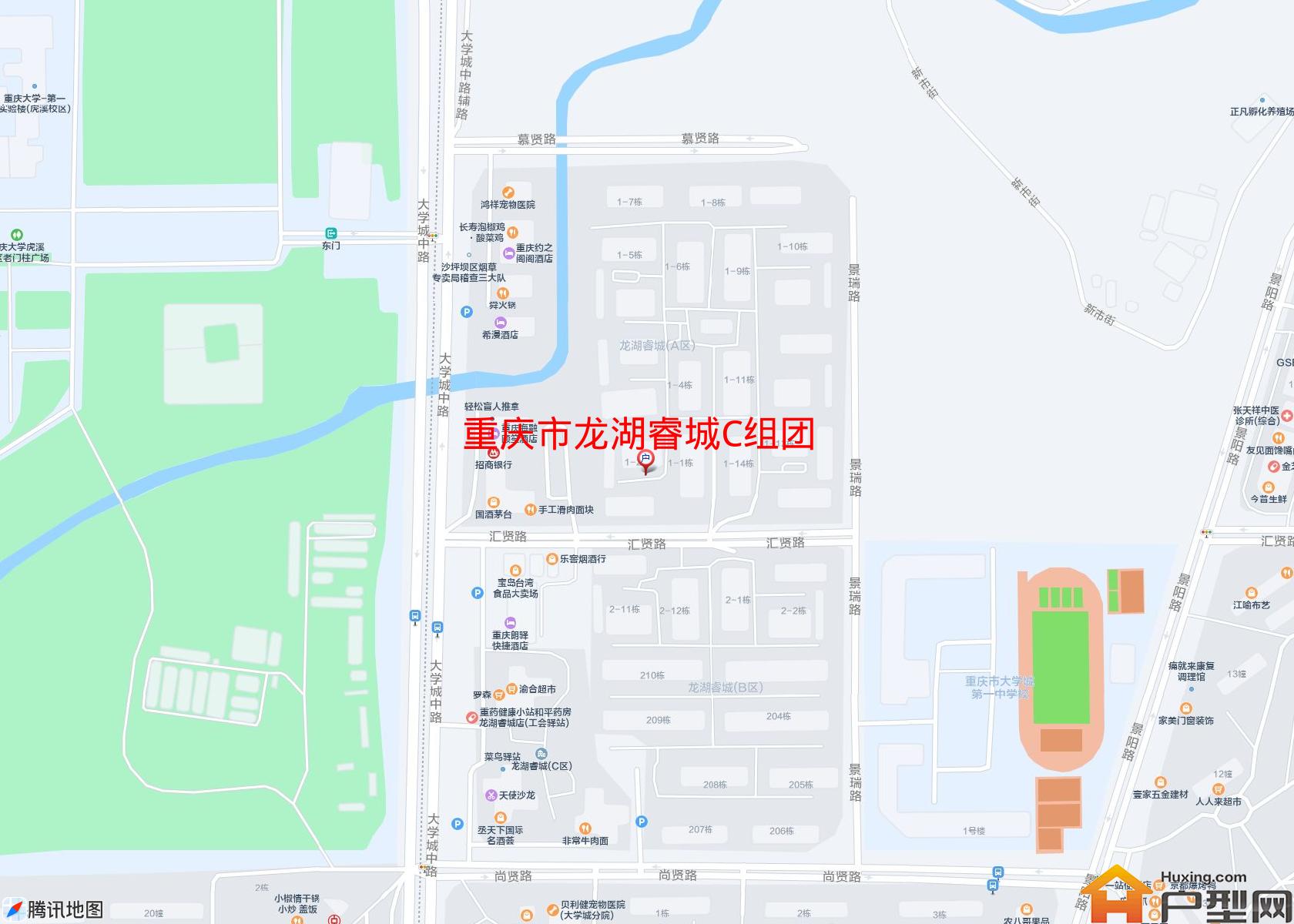 龙湖睿城C组团小区 - 户型网