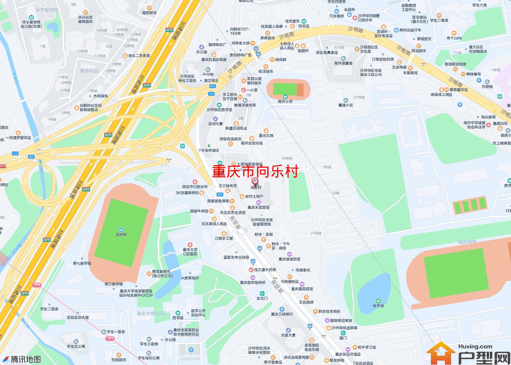 向乐村小区 - 户型网