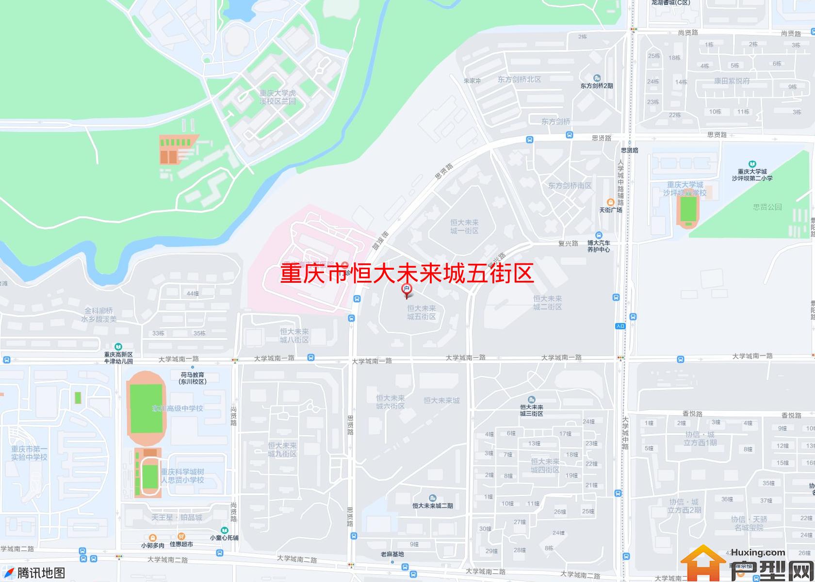 恒大未来城五街区小区 - 户型网