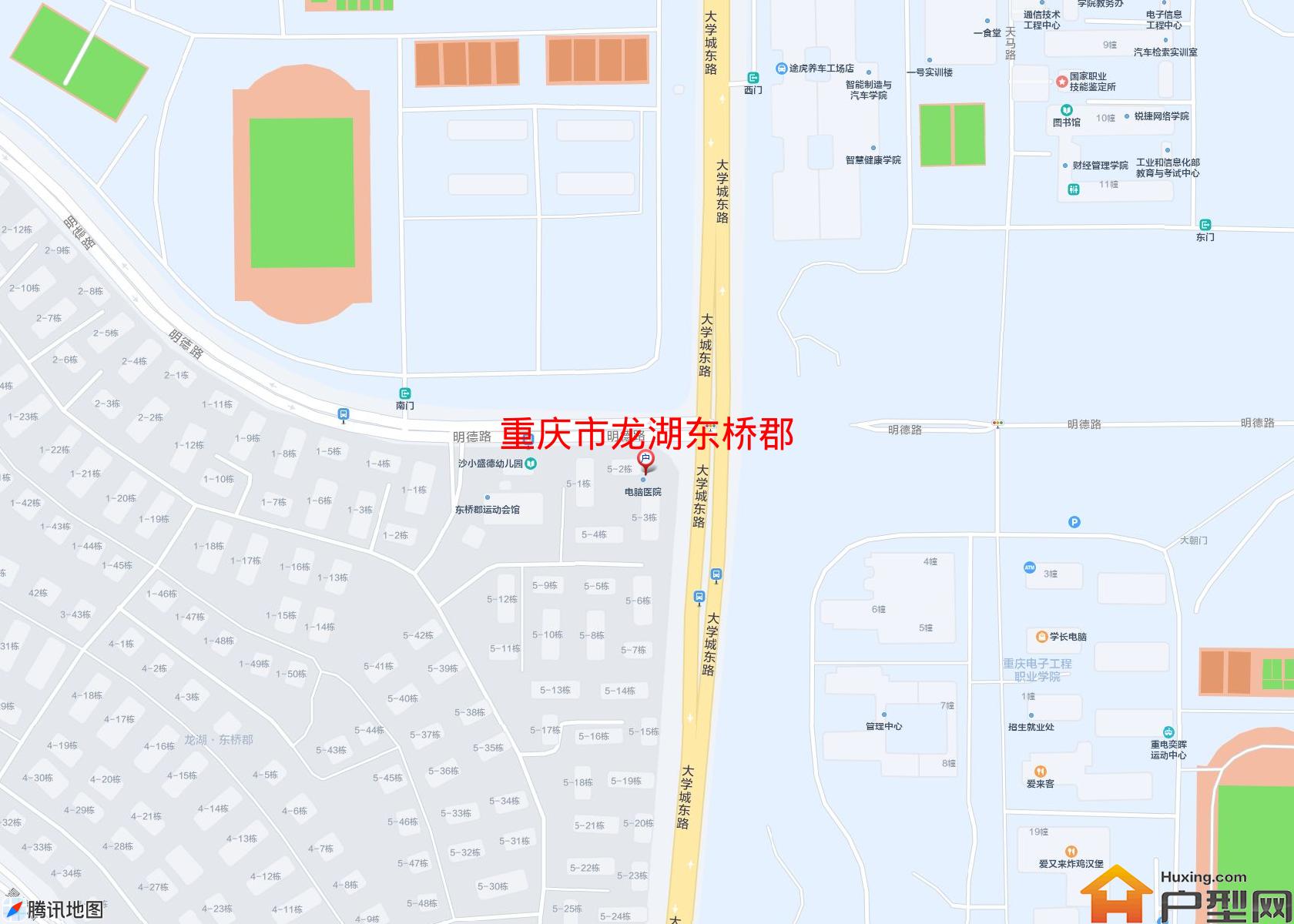 龙湖东桥郡小区 - 户型网