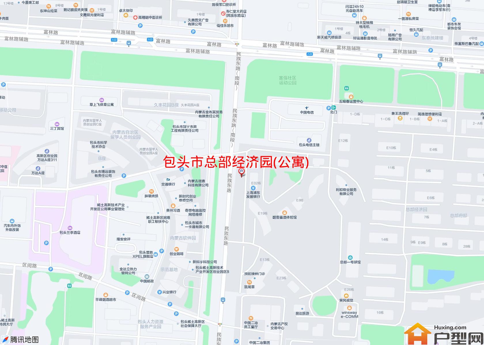 总部经济园(公寓)小区 - 户型网