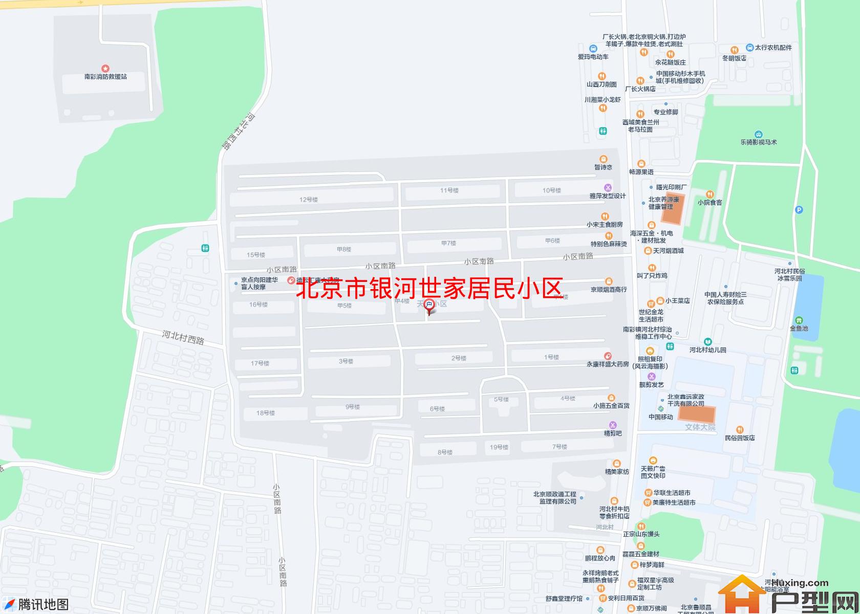 银河世家居民小区小区 - 户型网