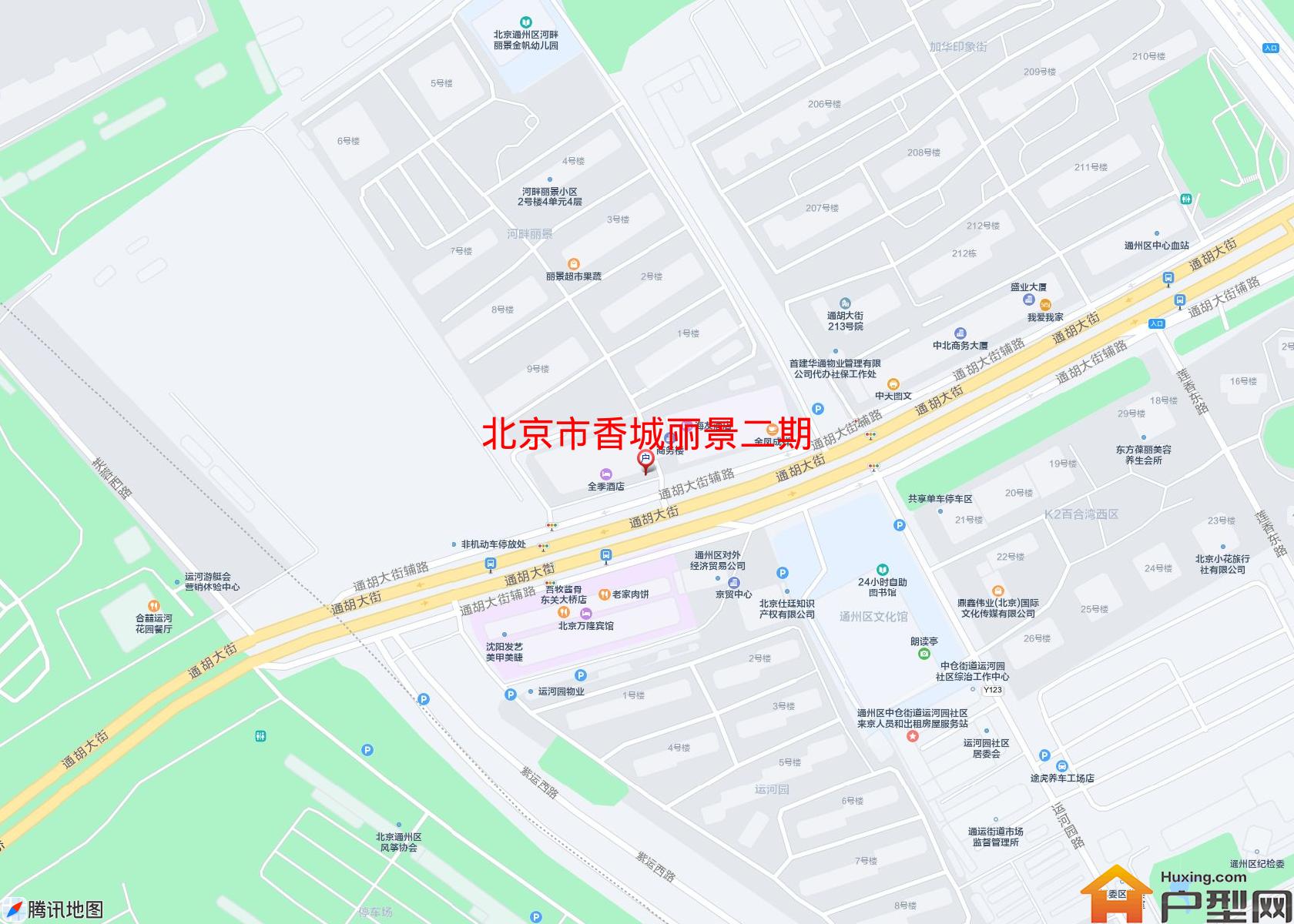 香城丽景二期小区 - 户型网