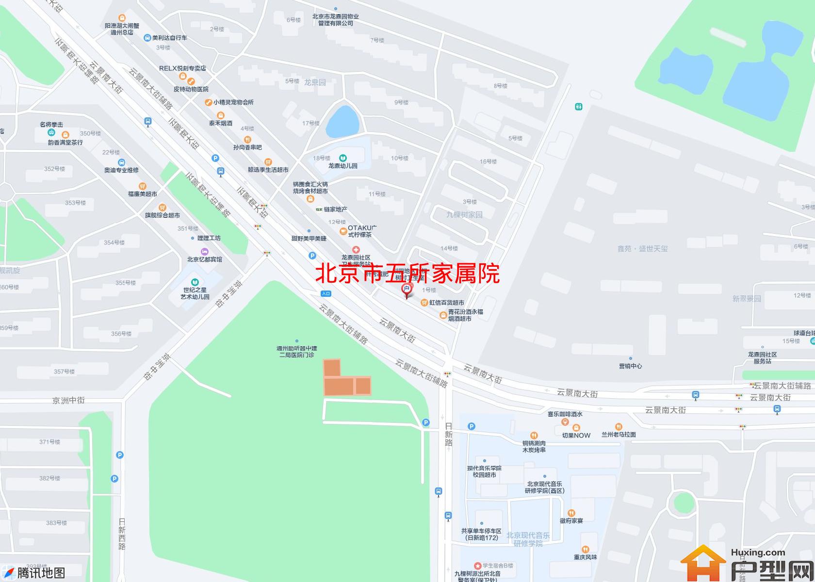 五所家属院小区 - 户型网