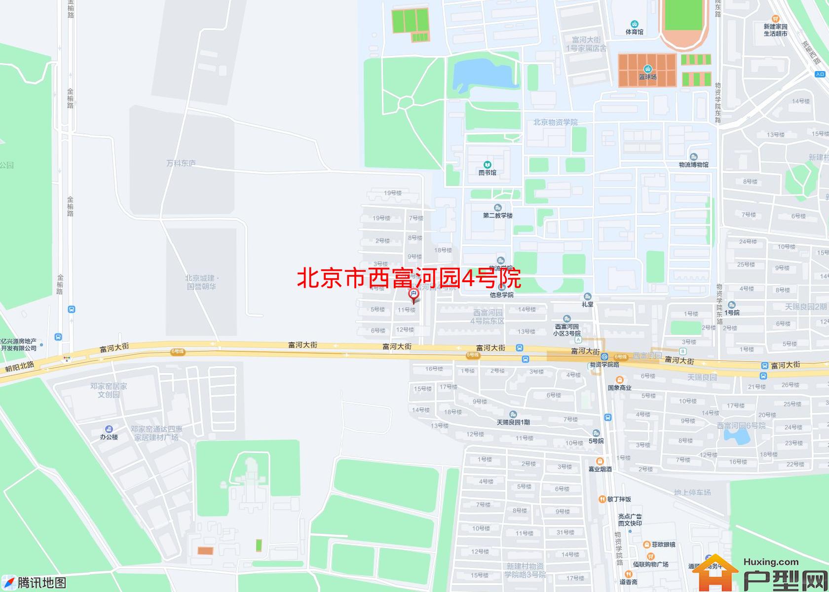 西富河园4号院小区 - 户型网
