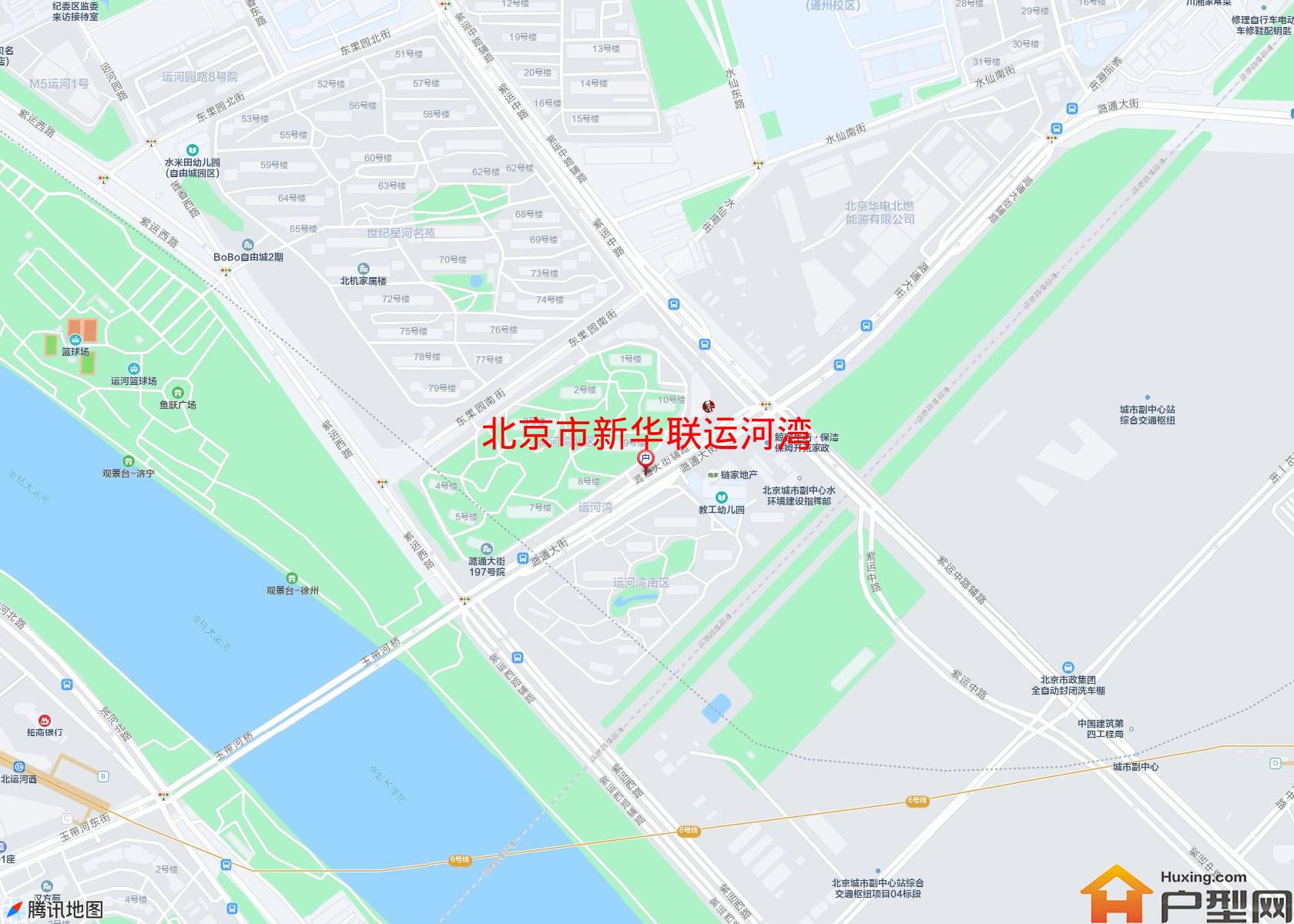 新华联运河湾小区 - 户型网