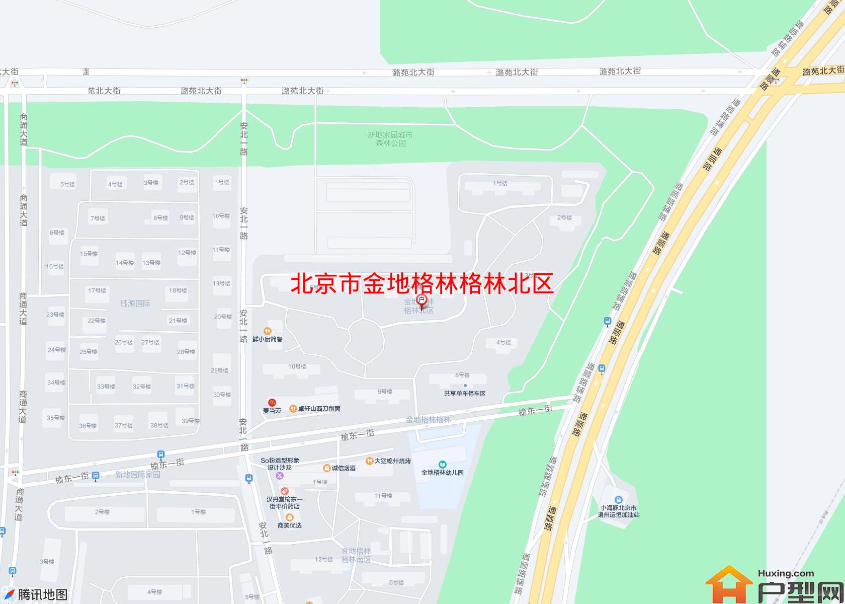 金地格林格林北区小区 - 户型网