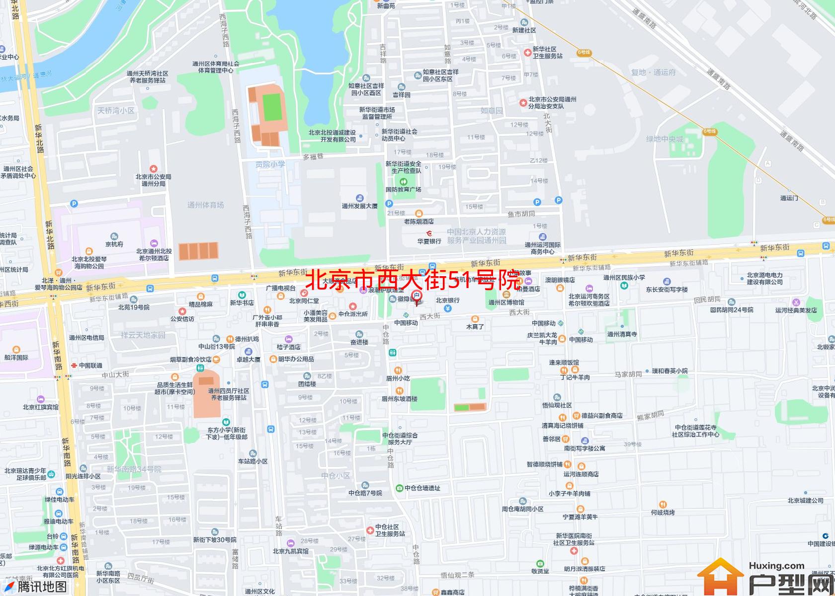 西大街51号院小区 - 户型网
