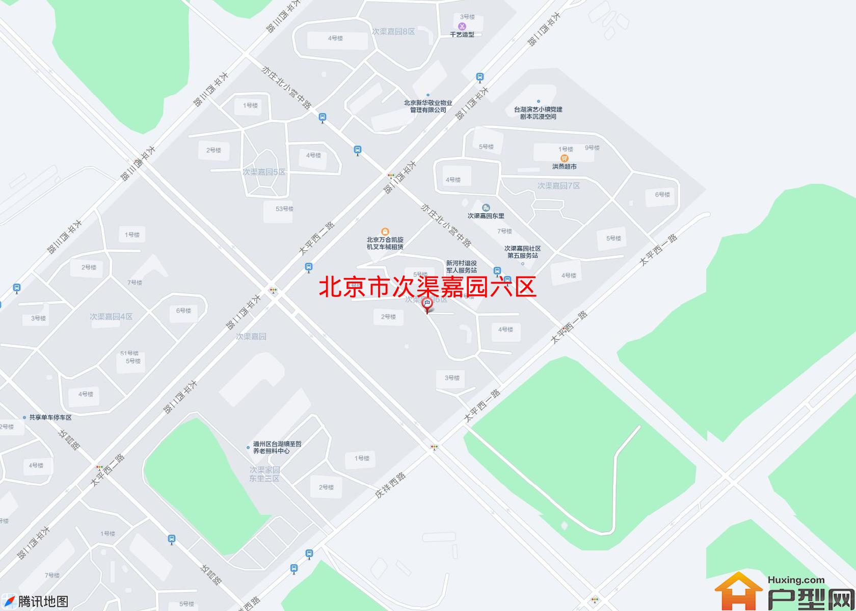 次渠嘉园六区小区 - 户型网