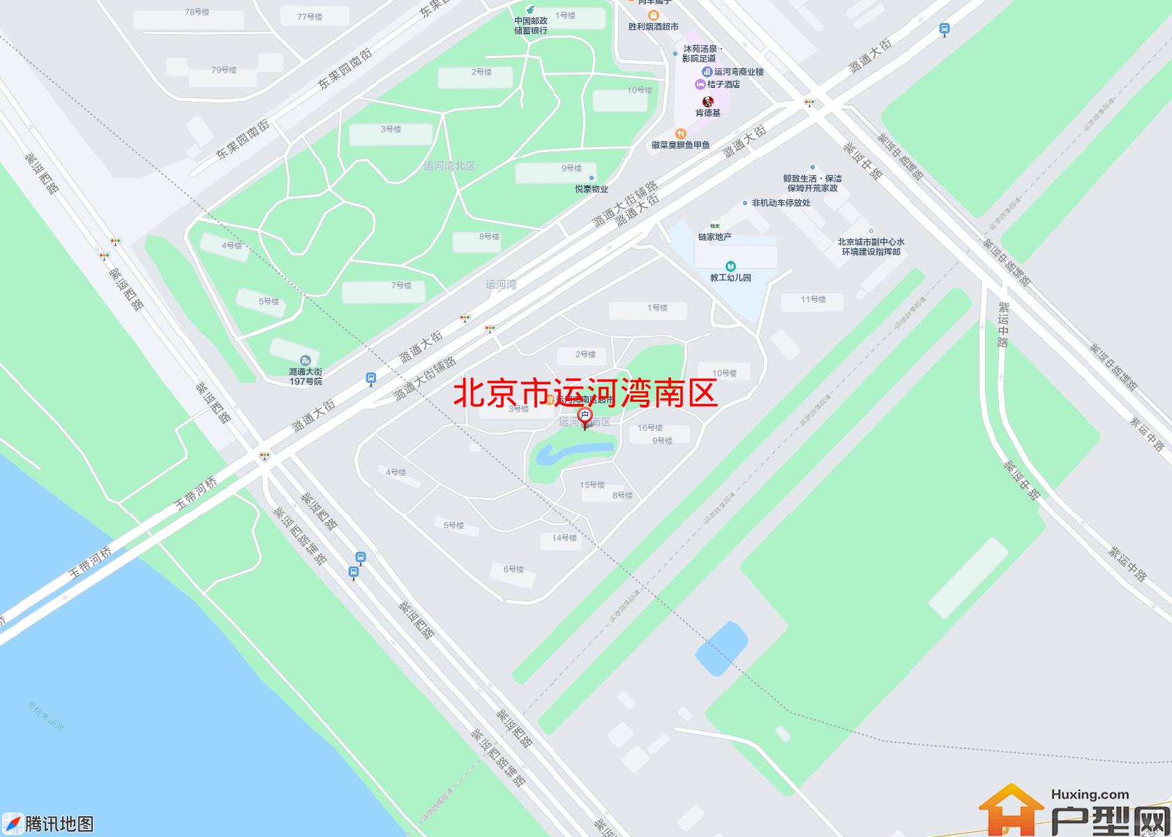 运河湾南区小区 - 户型网