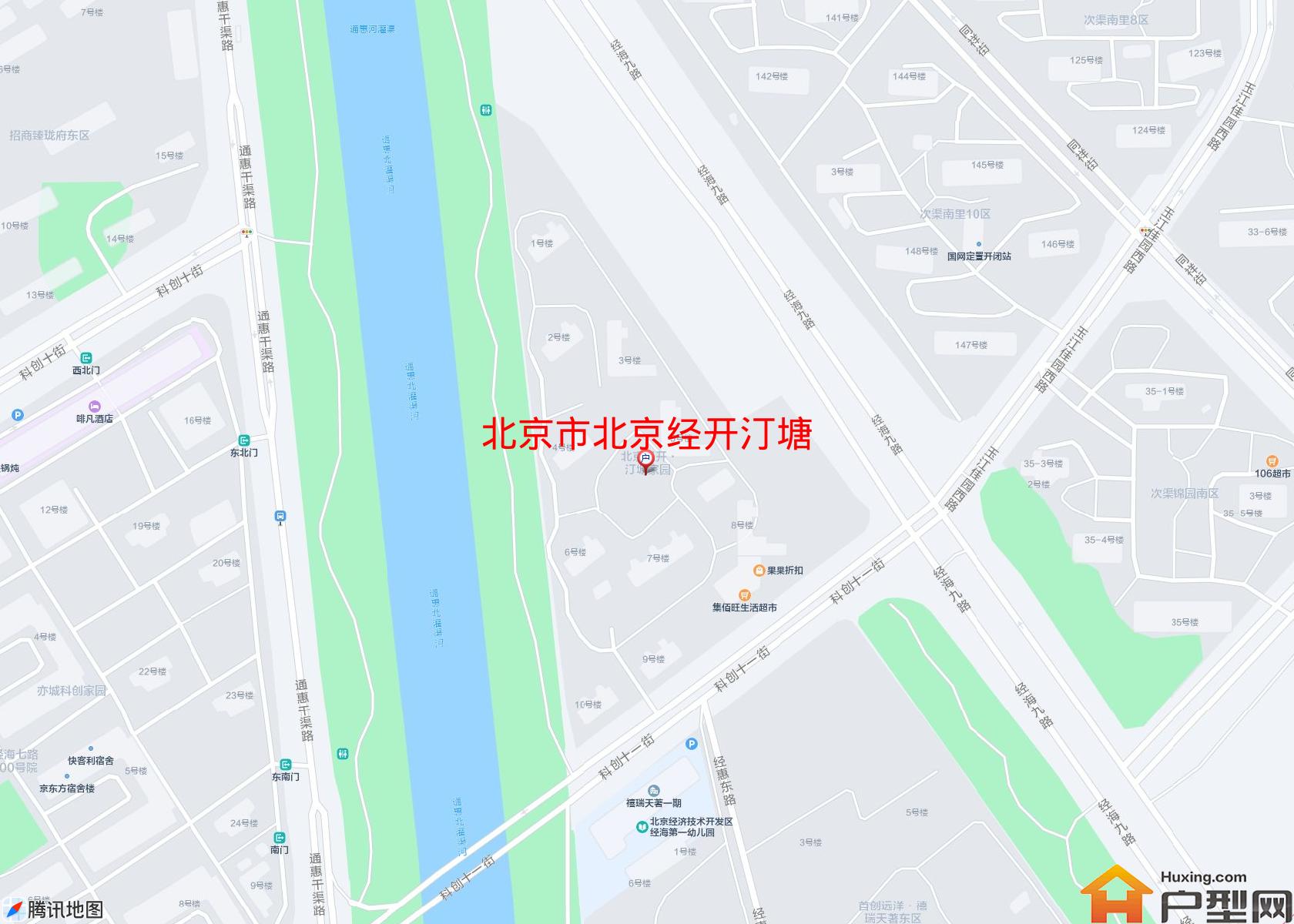 北京经开汀塘小区 - 户型网
