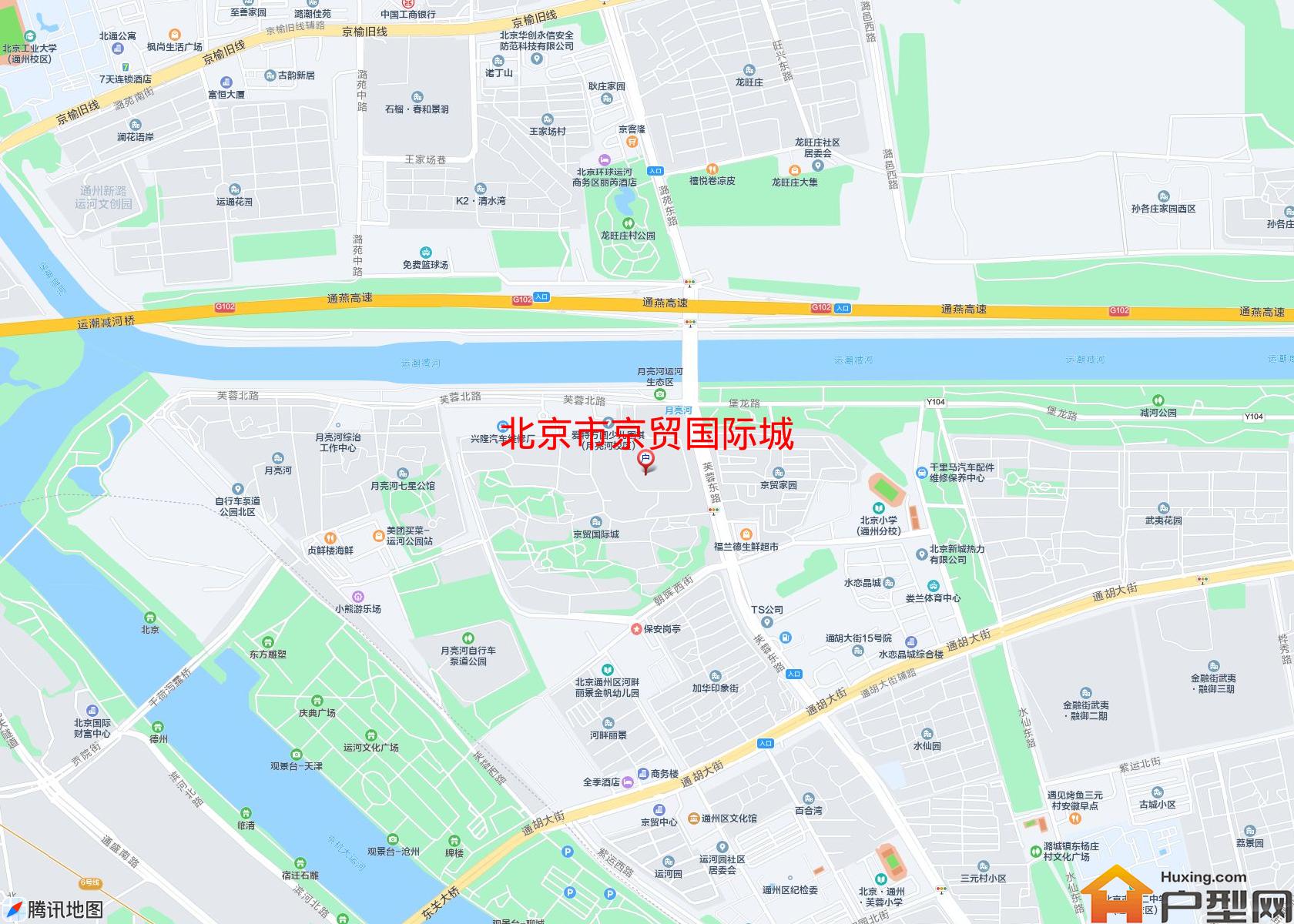 京贸国际城小区 - 户型网