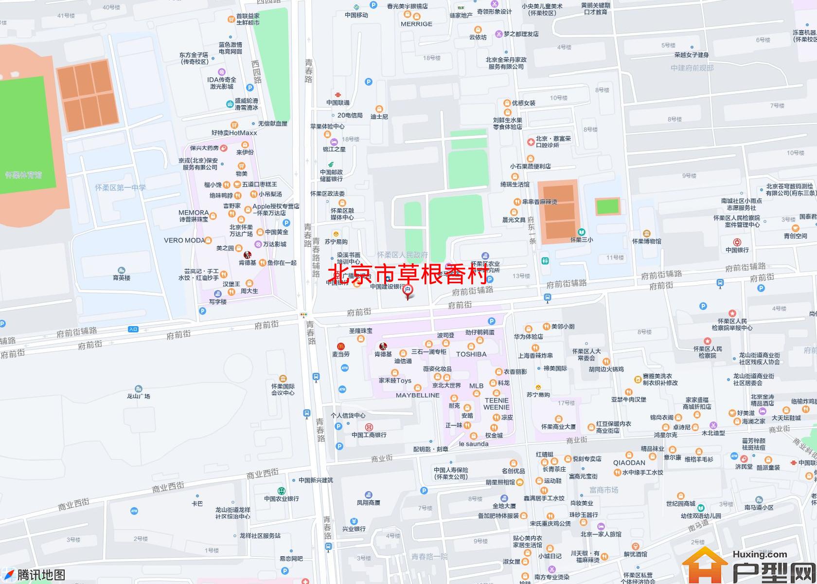 草根香村小区 - 户型网