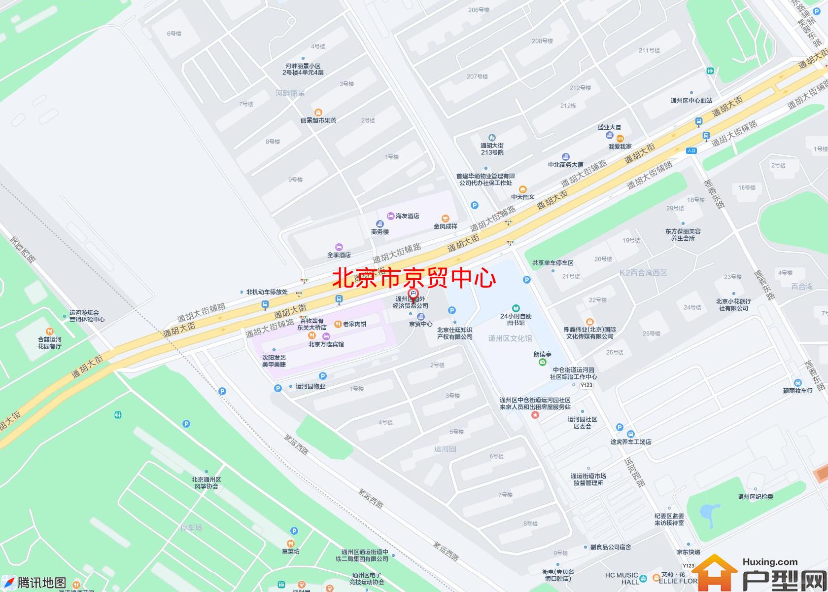 京贸中心小区 - 户型网
