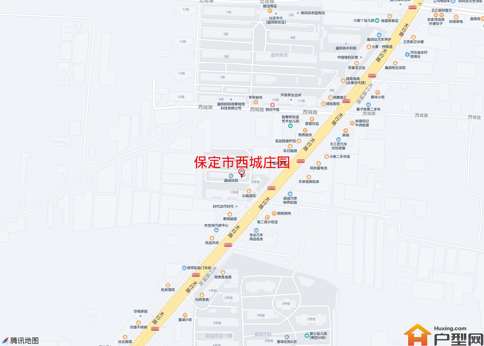 西城庄园小区 - 户型网
