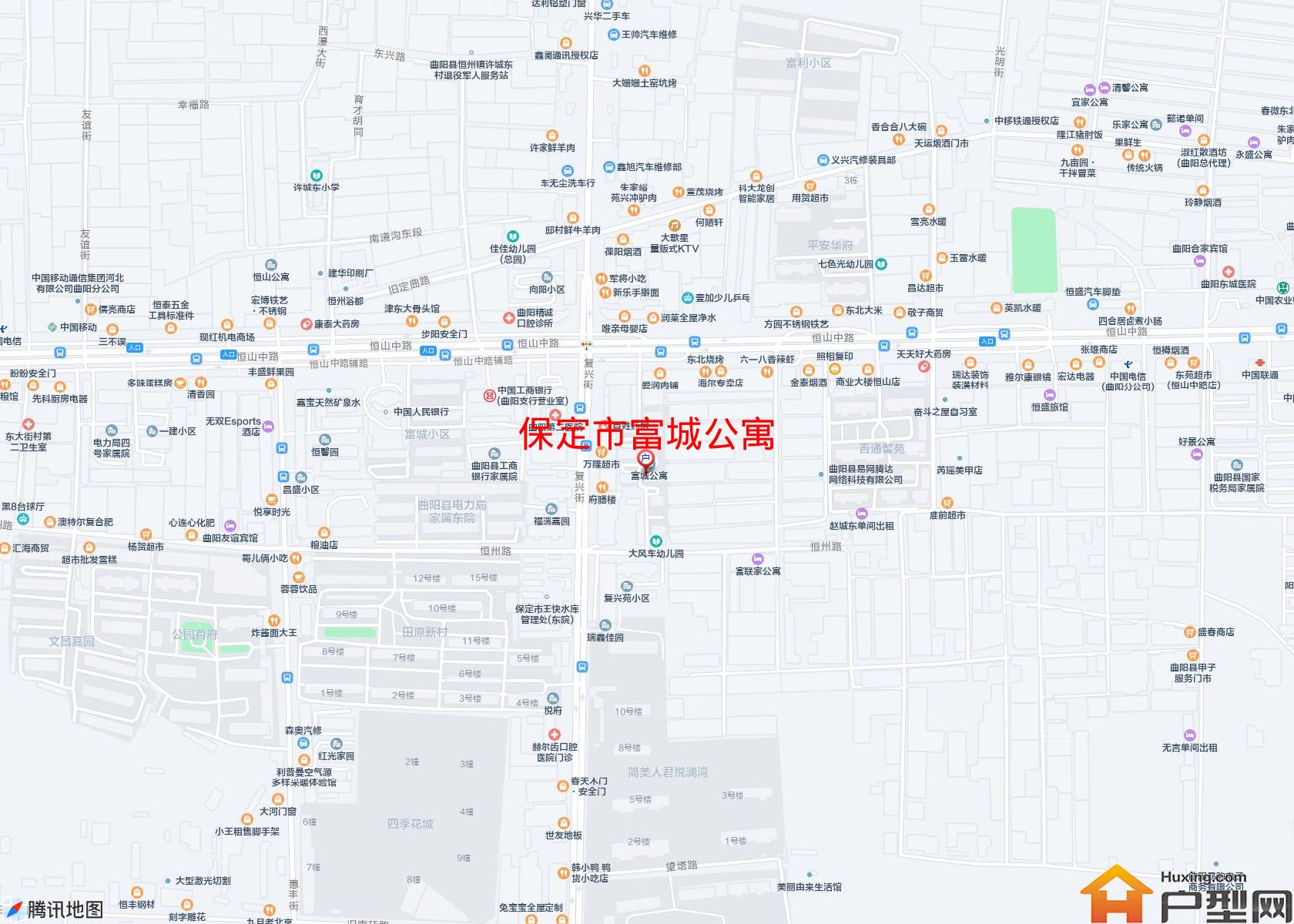 富城公寓小区 - 户型网