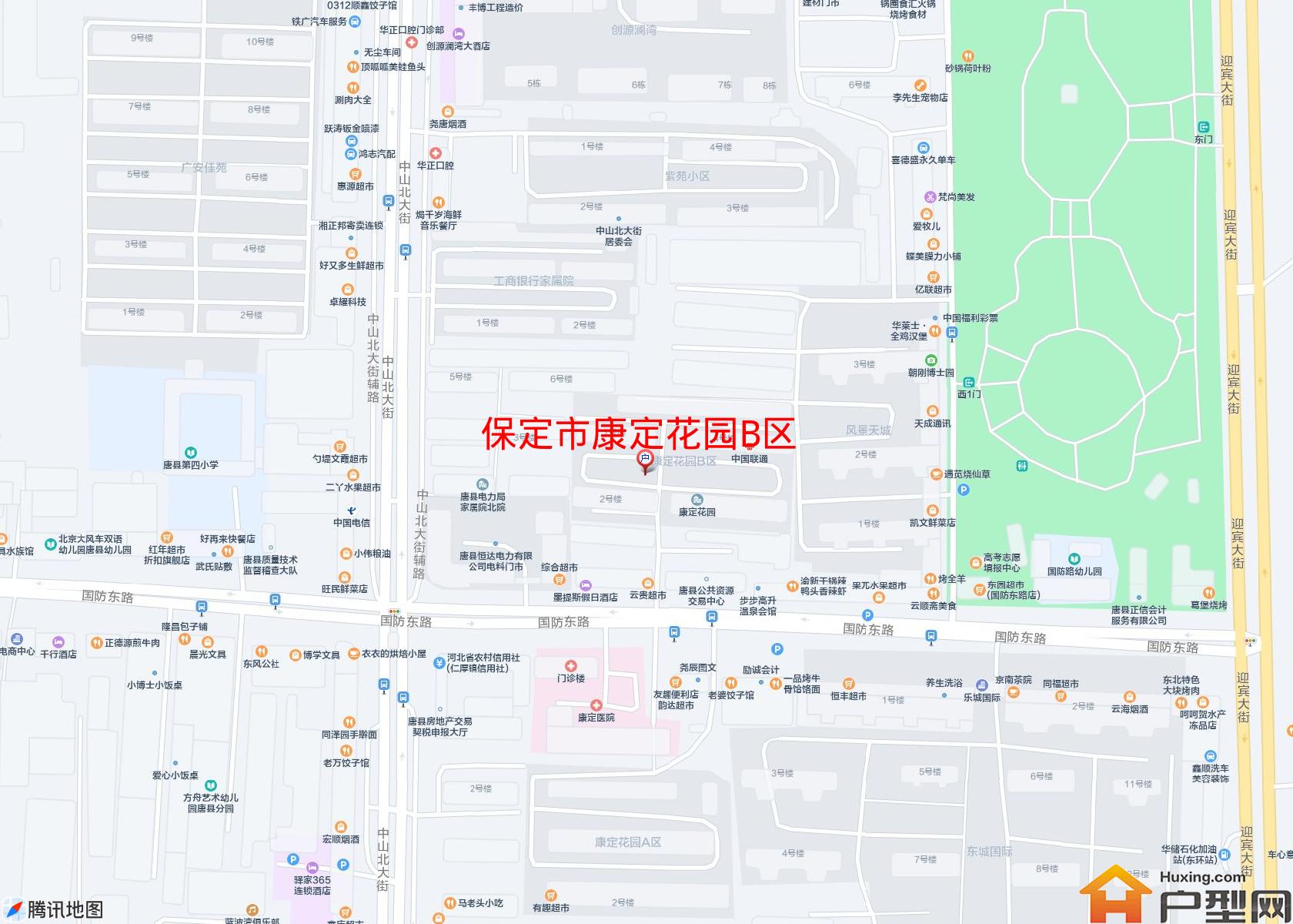 康定花园B区小区 - 户型网