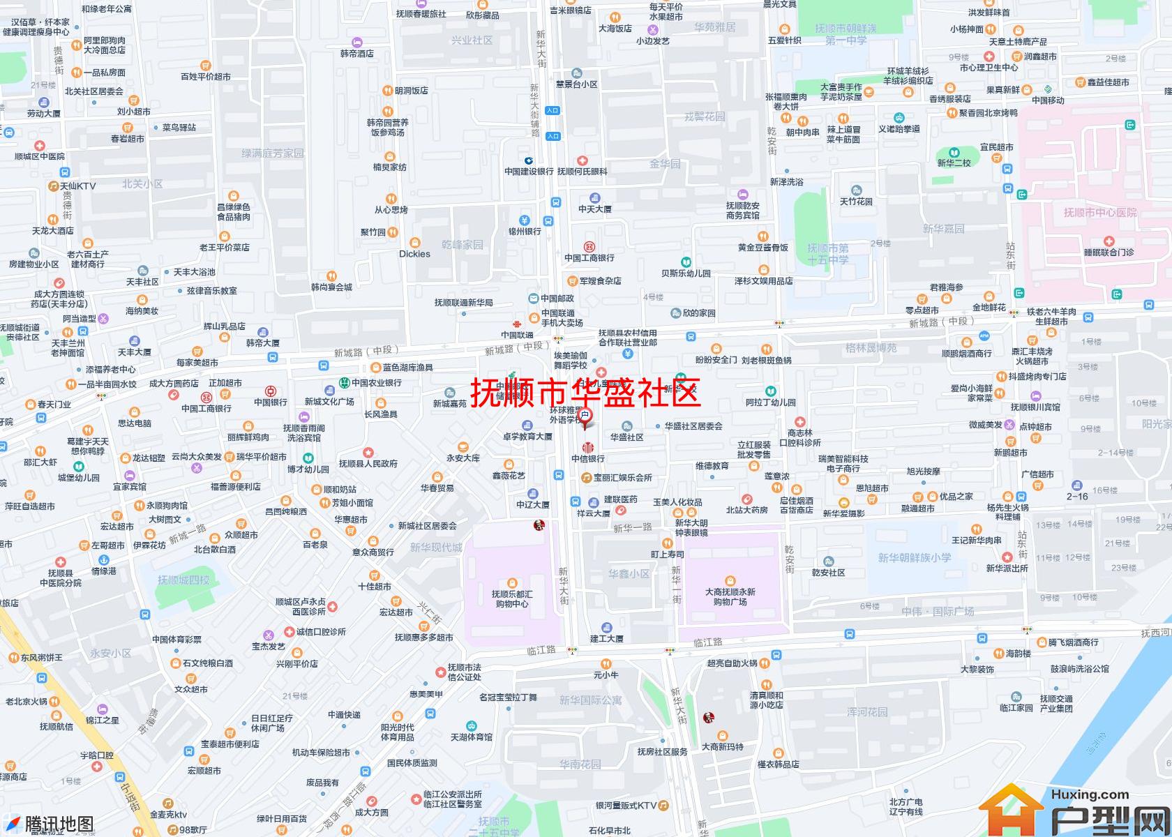 华盛社区小区 - 户型网