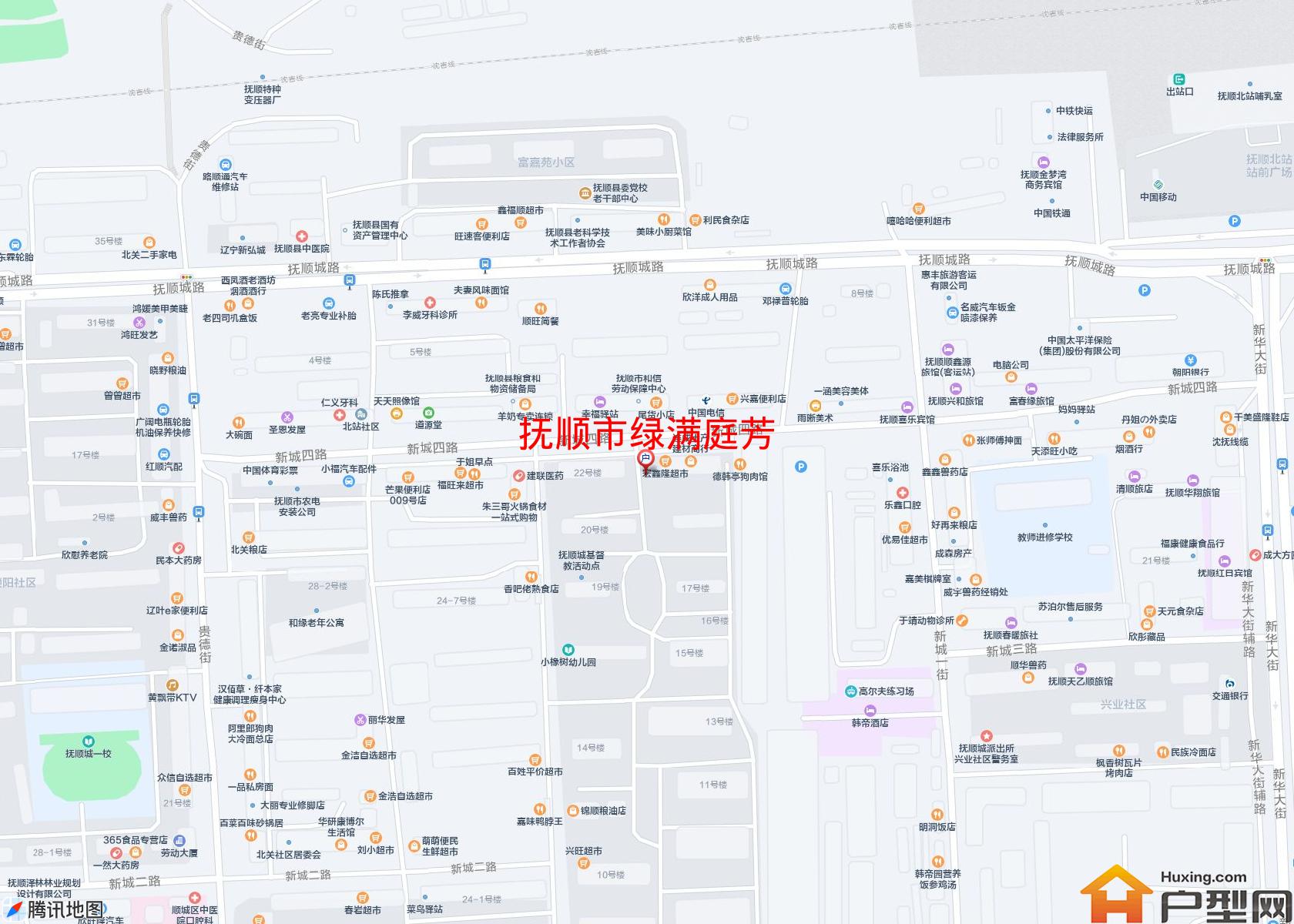 绿满庭芳小区 - 户型网