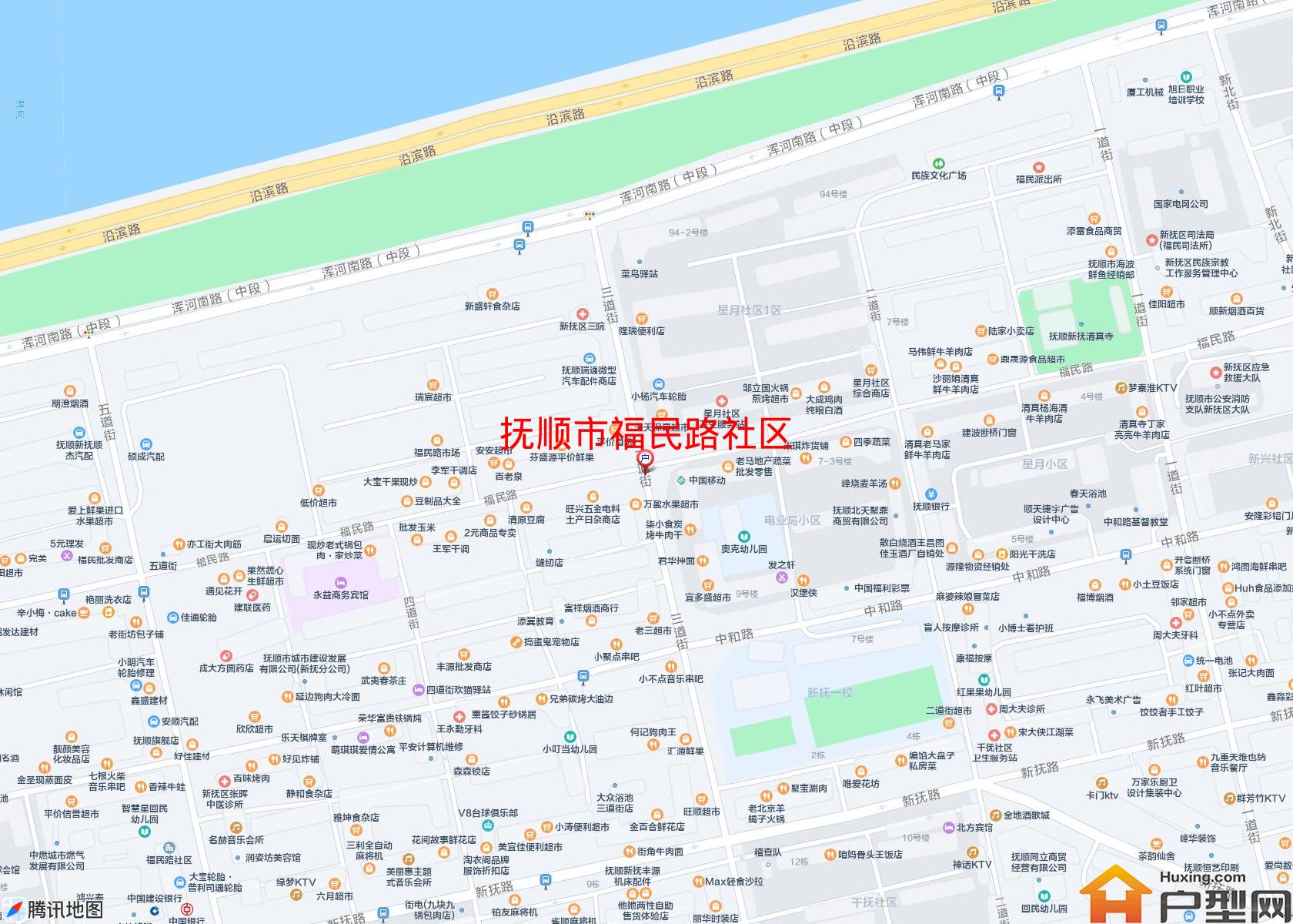 福民路社区小区 - 户型网