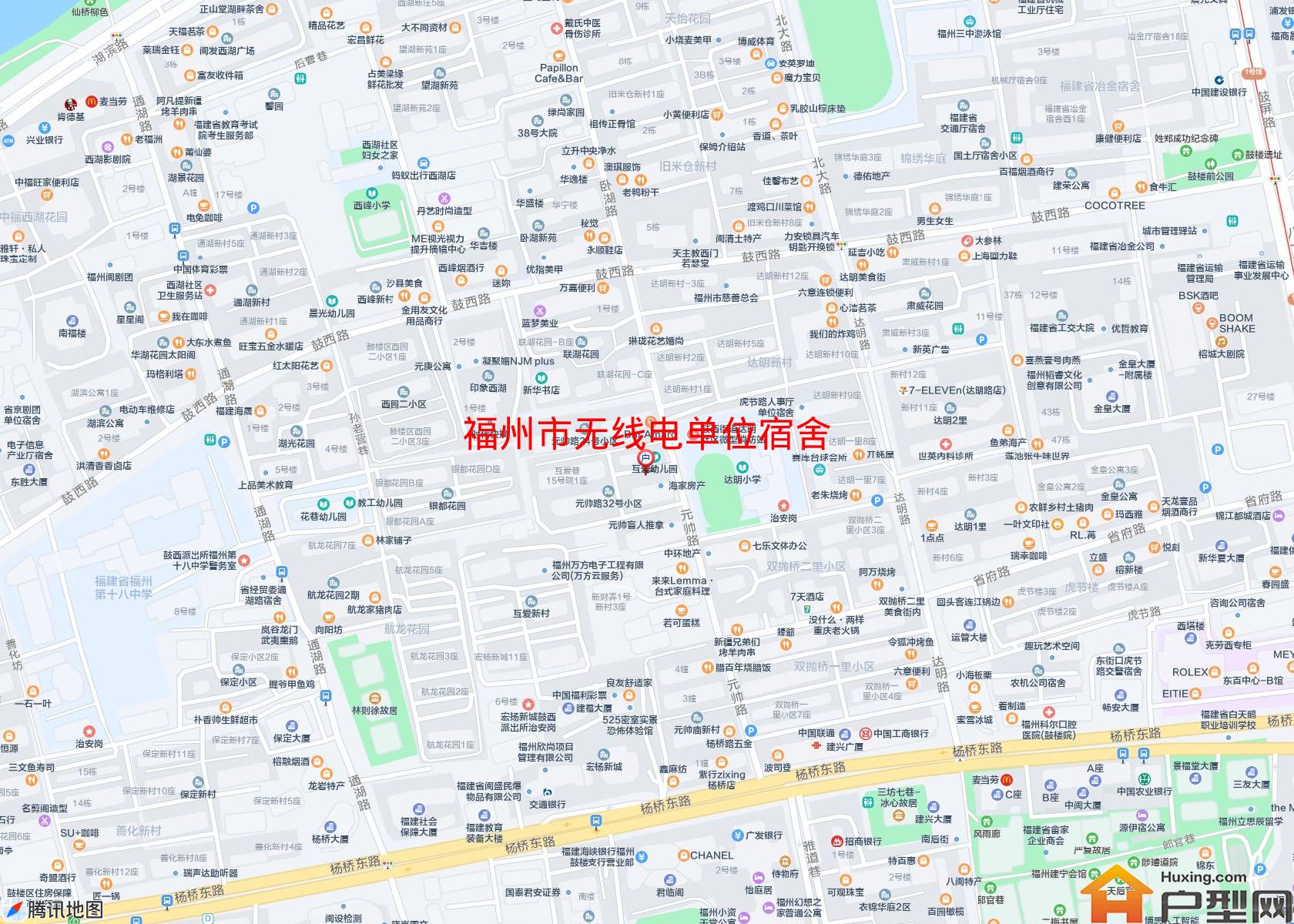 无线电单位宿舍小区 - 户型网