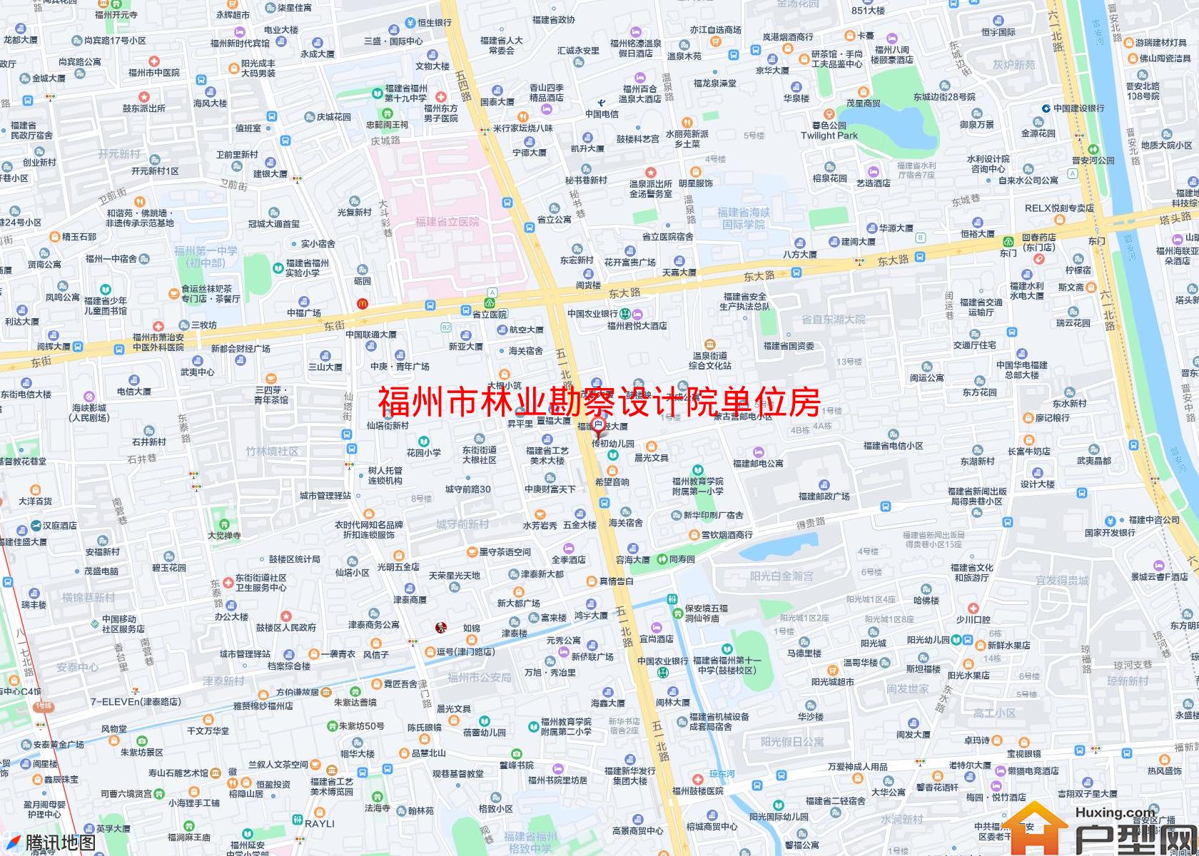 林业勘察设计院单位房小区 - 户型网