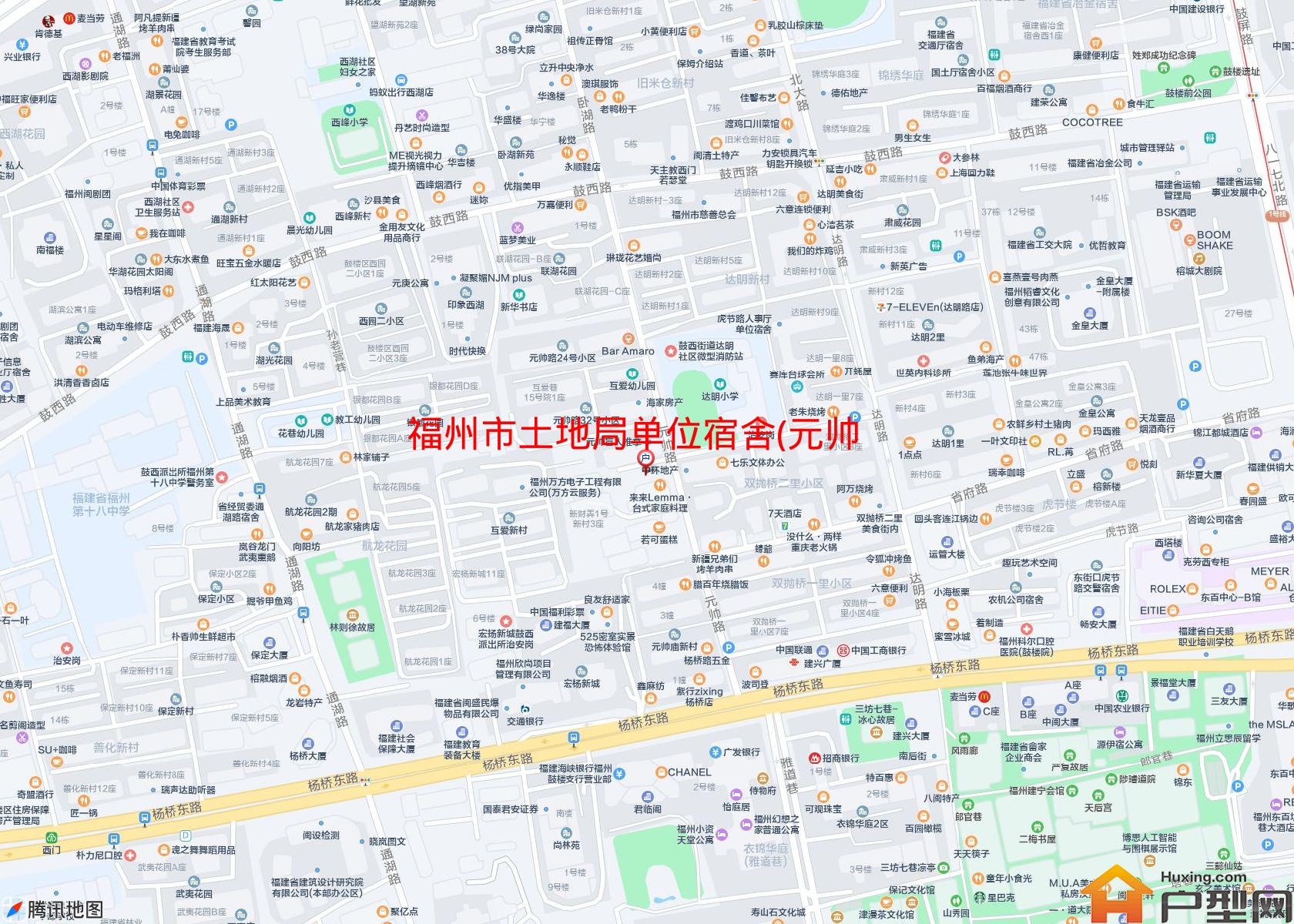 土地局单位宿舍(元帅路)小区 - 户型网