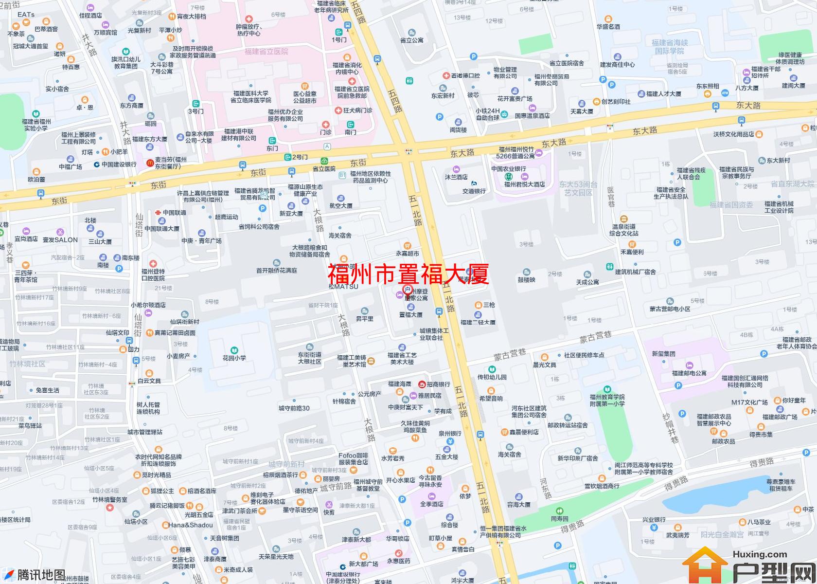 置福大厦小区 - 户型网