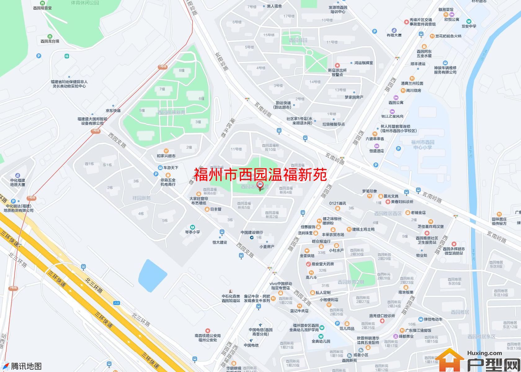西园温福新苑小区 - 户型网