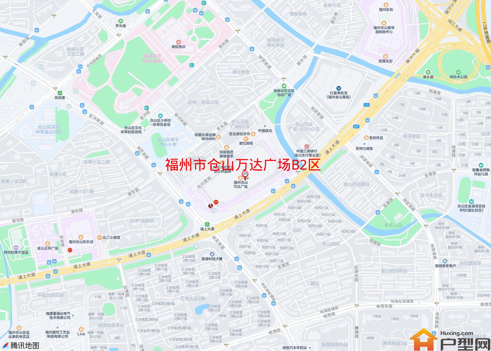 仓山万达广场B2区小区 - 户型网