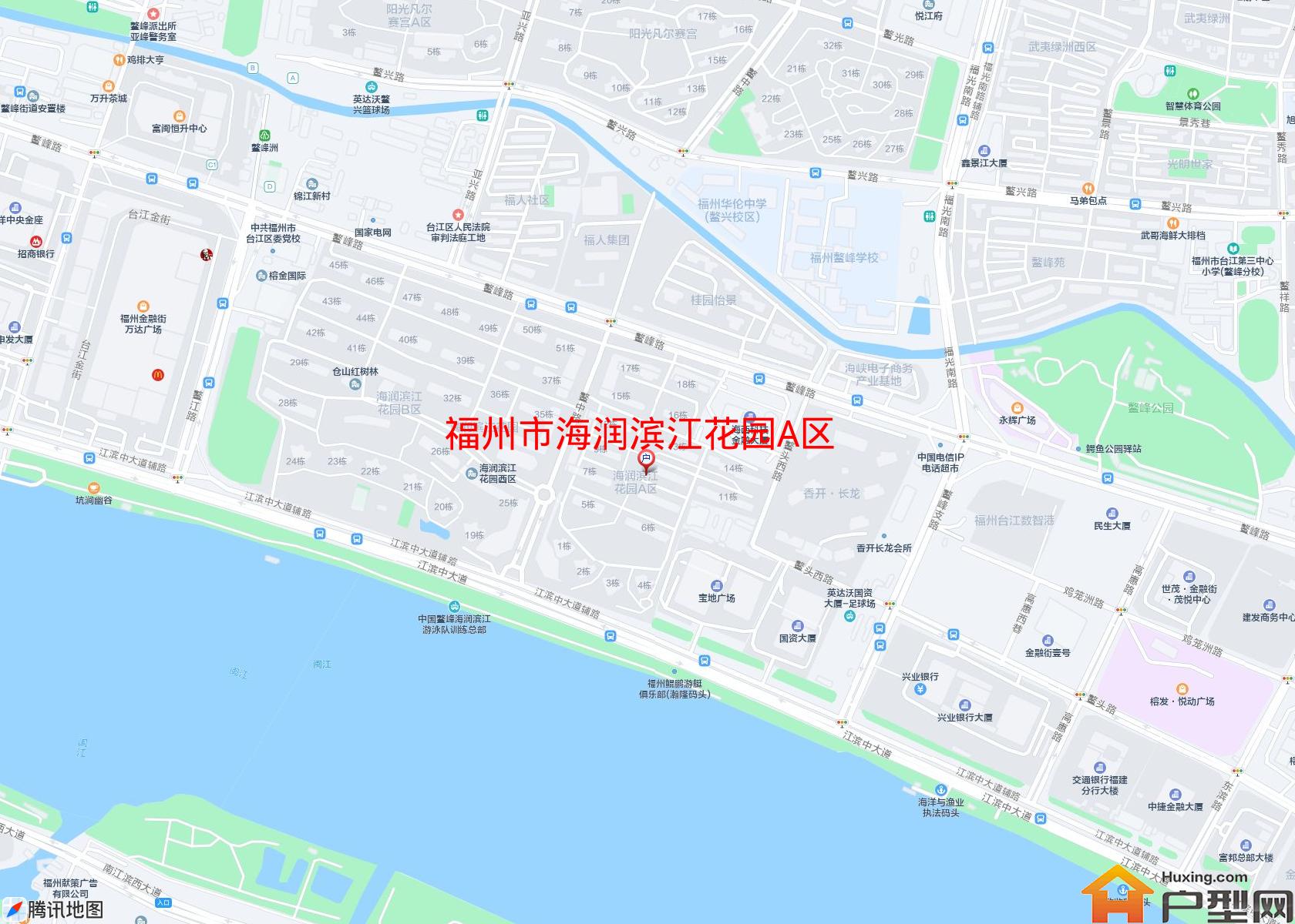 海润滨江花园A区小区 - 户型网