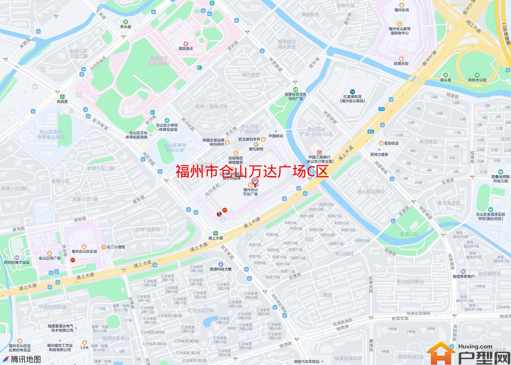 仓山万达广场C区小区 - 户型网
