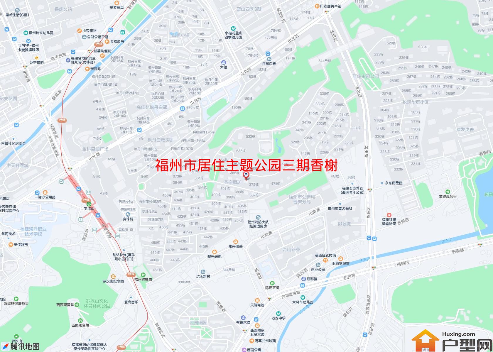 居住主题公园三期香榭丽居小区 - 户型网
