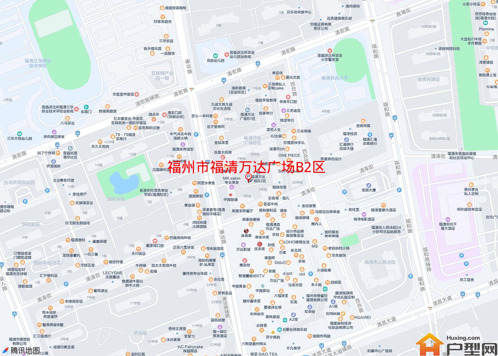 福清万达广场B2区小区 - 户型网